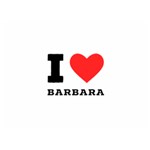 I love barbara Premium Plush Fleece Blanket (Extra Small) 40 x30  Blanket Front