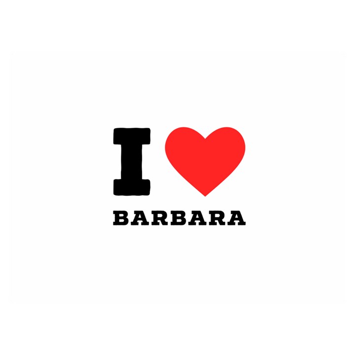 I love barbara Premium Plush Fleece Blanket (Extra Small)