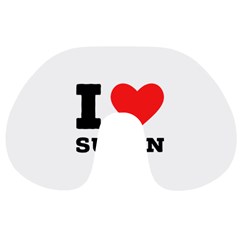 I Love Susan Travel Neck Pillow by ilovewhateva