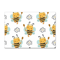 Art Bee Pattern Design Wallpaper Background Sticker A4 (100 Pack) by Ravend