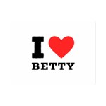 I love betty One Side Premium Plush Fleece Blanket (Mini) 35 x27  Blanket Front