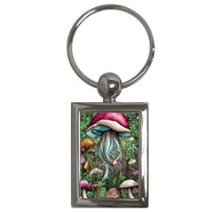 Craft Mushroom Key Chain (rectangle) by GardenOfOphir