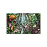 Craft Mushroom Sticker (Rectangular) Front