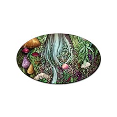 Craft Mushroom Sticker Oval (10 Pack) by GardenOfOphir