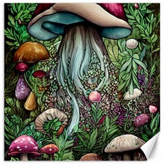 Craft Mushroom Canvas 12  X 12  by GardenOfOphir