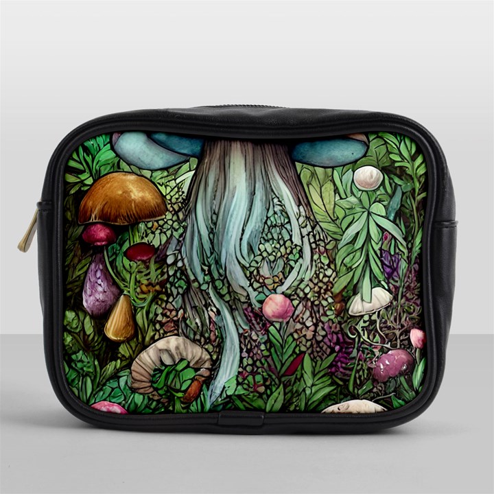 Craft Mushroom Mini Toiletries Bag (One Side)