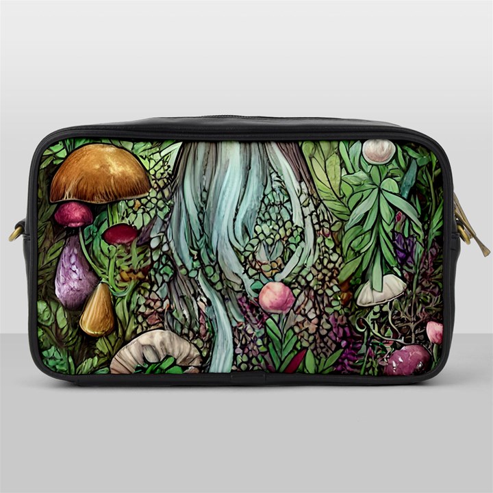 Craft Mushroom Toiletries Bag (One Side)