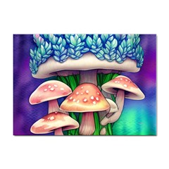 Woodsy Mushroom Forest Nature Sticker A4 (100 Pack) by GardenOfOphir