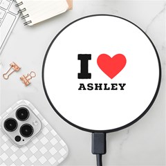 I Love Ashley Wireless Fast Charger(black) by ilovewhateva