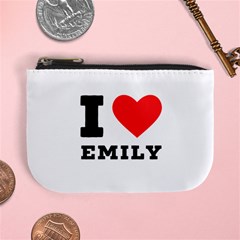 I Love Emily Mini Coin Purse by ilovewhateva