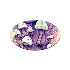 Forestcore Mushroom Sticker Oval (100 Pack) by GardenOfOphir