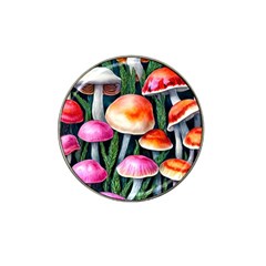 Goblincore Mushroom Hat Clip Ball Marker (4 Pack) by GardenOfOphir