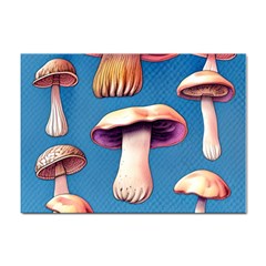 Cozy Forest Mushrooms Sticker A4 (100 Pack) by GardenOfOphir