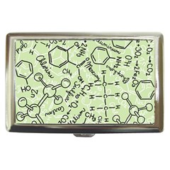 Multicolored Chemical Bond Illustration Chemistry Formula Science Cigarette Money Case by Jancukart