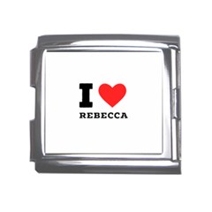 I Love Rebecca Mega Link Italian Charm (18mm) by ilovewhateva