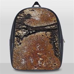 Rustic Charm Abstract Print School Bag (large) by dflcprintsclothing