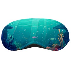 Ai Generated Ocean Sea Fish Aquatic Water Nature 3 Sleeping Mask by Pakemis