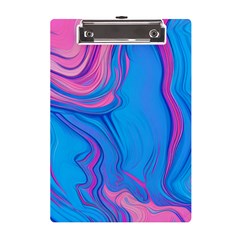 Liquid Background Pattern A5 Acrylic Clipboard by GardenOfOphir