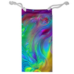 Fluid Art - Artistic And Colorful Jewelry Bag by GardenOfOphir