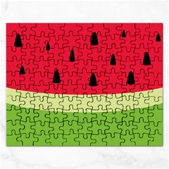 Watermelon Fruit Food Healthy Vitamins Nutrition Rectangular Jigsaw Puzzl by Wegoenart