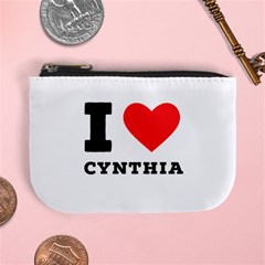 I Love Cynthia Mini Coin Purse by ilovewhateva