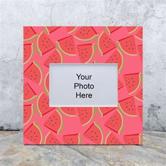 Watermelon Background Watermelon Wallpaper White Box Photo Frame 4  X 6  by Wegoenart