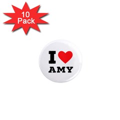 I Love Amy 1  Mini Magnet (10 Pack)  by ilovewhateva