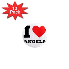 I Love Angela  1  Mini Magnet (10 Pack)  by ilovewhateva