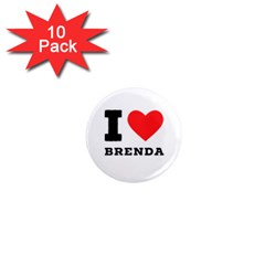 I Love Brenda 1  Mini Magnet (10 Pack)  by ilovewhateva