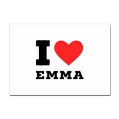 I Love Emma Sticker A4 (100 Pack) by ilovewhateva