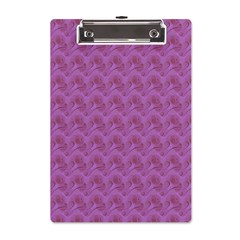 Violet Flowers A5 Acrylic Clipboard by Sparkle