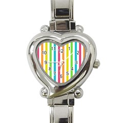 Pattern 41 Heart Italian Charm Watch by GardenOfOphir