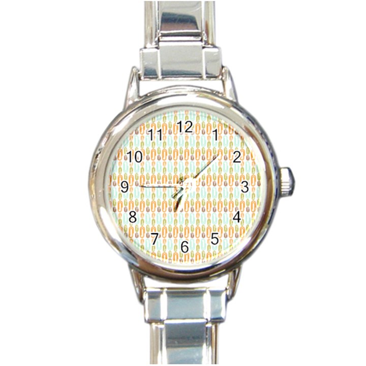 Pattern 62 Round Italian Charm Watch