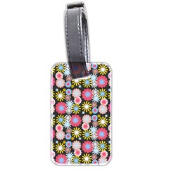 Pretty Flowers Luggage Tag (two Sides) by GardenOfOphir