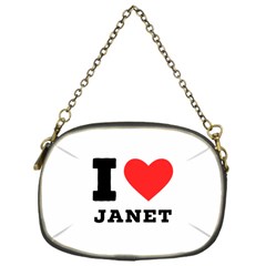 I Love Janet Chain Purse (one Side) by ilovewhateva