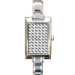 Pattern 129 Rectangle Italian Charm Watch Front