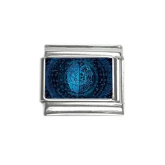 Artificial Intelligence Network Blue Art Italian Charm (9mm) by Semog4