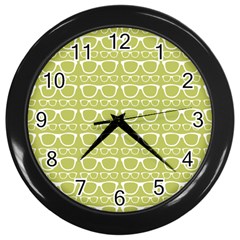 Pattern 199 Wall Clock (black) by GardenOfOphir