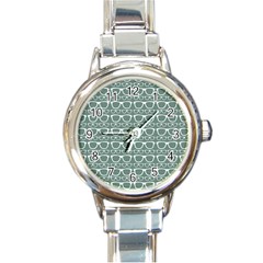 Pattern 202 Round Italian Charm Watch by GardenOfOphir