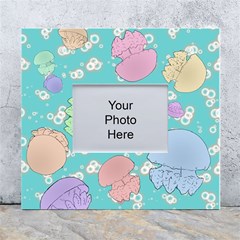 Jellyfish Animal Translucent White Wall Photo Frame 5  X 7  by Semog4