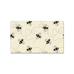 Insects Bees Digital Paper Sticker (rectangular) by Semog4