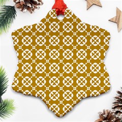 Pattern 296 Snowflake Ornament (two Sides) by GardenOfOphir