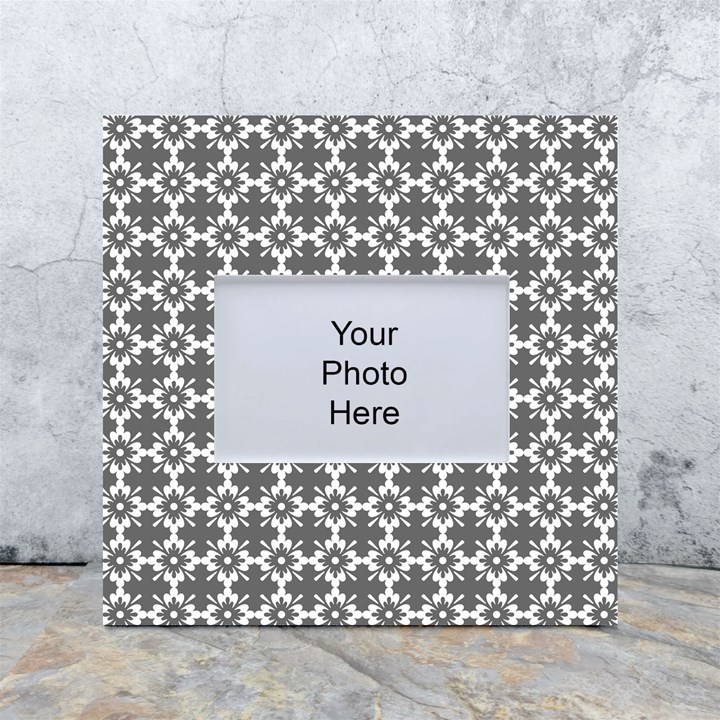 Pattern 301 White Box Photo Frame 4  x 6 