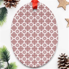 Pattern 302 Oval Ornament (two Sides) by GardenOfOphir