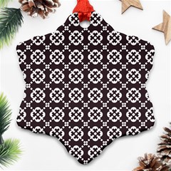 Pattern 309 Snowflake Ornament (two Sides) by GardenOfOphir