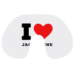 I Love Jacqueline Travel Neck Pillow by ilovewhateva