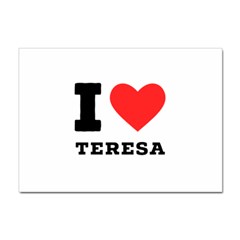 I Love Teresa Sticker A4 (100 Pack) by ilovewhateva