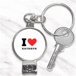 I love kathryn Nail Clippers Key Chain Front