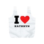 I love kathryn Full Print Recycle Bag (S) Back