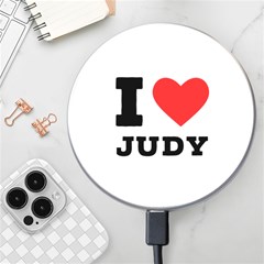 I Love Judy Wireless Fast Charger(white) by ilovewhateva